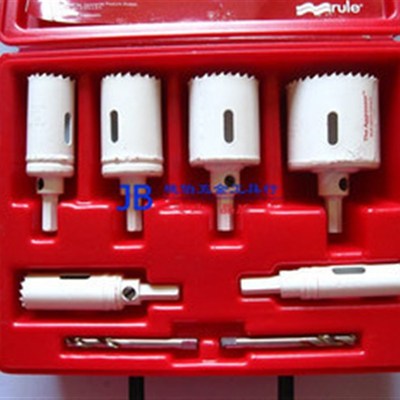 正品原装美国罗尔rule 套装开孔器 9692  双金属木工钻 19-57