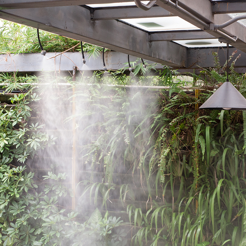 雾化喷头微喷雾器自动喷淋系统工地围挡降温除尘农业大棚灌溉设备