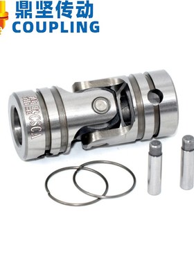 鼎坚精密耐磨型单十字万向节旋转接头UNCA5 6 8 10 12 万向连轴节