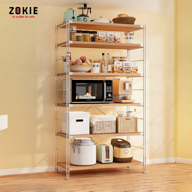 日式家用置物架仓库货架阳台y多层落地行李架仓储收纳架储藏室