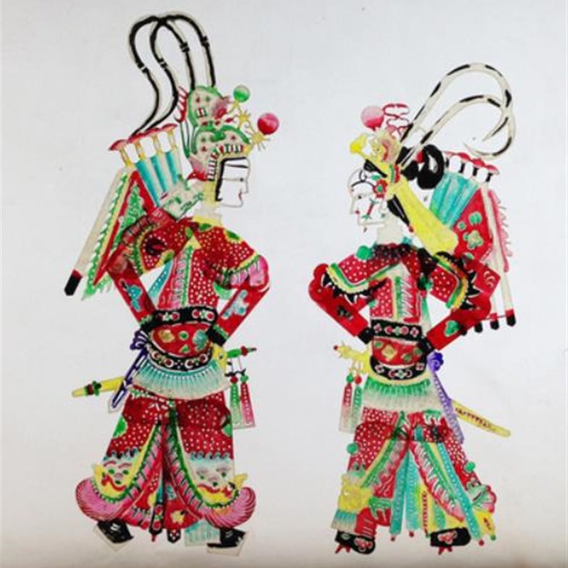 结婚秀禾拍照小道具皮影戏u摄影网红中式拍照皮影戏道具中式婚纱