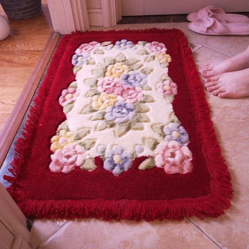 胶底防滑入户门厅垫家用门口蹭灰脚垫长方形卧室门垫厨房吸水垫子,居家布艺,家用脚垫,淘宝优惠券,粉丝福利购,淘宝优惠卷