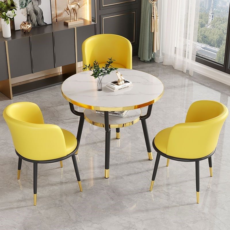 阳台喝茶桌子椅子组合家用网红洽谈桌接待区会客桌茶几双层小圆桌,住宅家具,茶几,淘宝优惠券,粉丝福利购,淘宝优惠卷