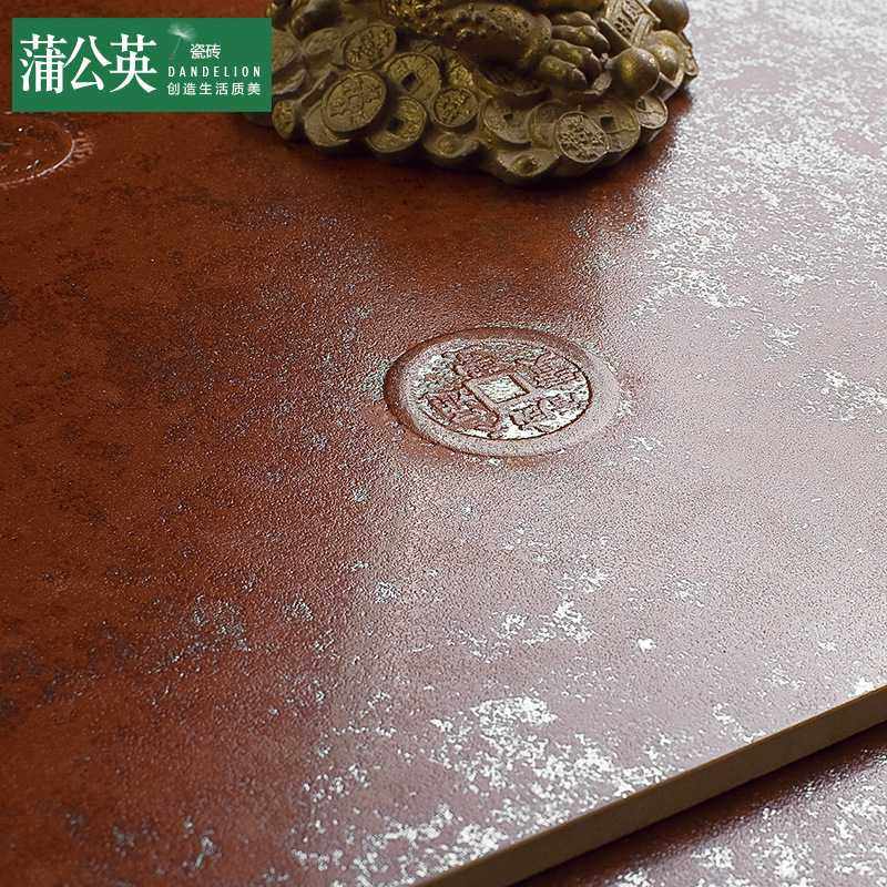 工业风仿金属仿古砖600*600工程连锁店防滑地砖庭院阳台餐厅瓷