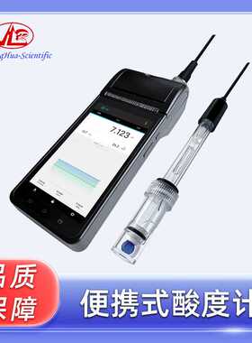般特 高精度 彩色触摸屏 便携式酸度计 BANTE10 标配玻璃pH电极