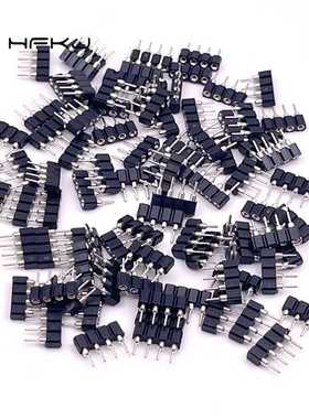 厂家 2.54mm间距1*4P圆孔排母LED专用连接器RGB灯条连接器4p母