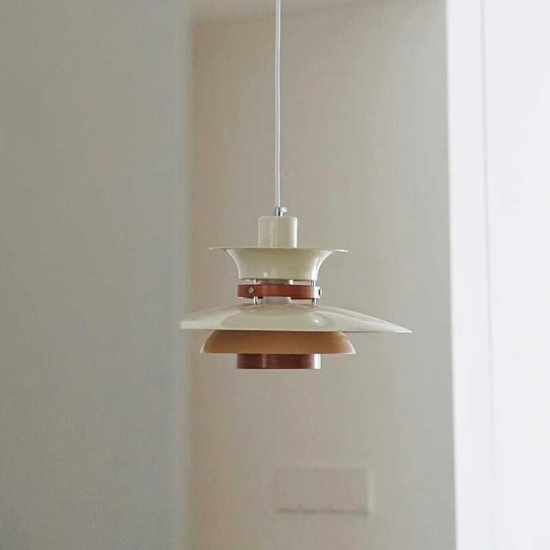 南粤照明北欧ph5餐厅灯日式奶油风卧室床头复古简约吧台餐桌吊灯