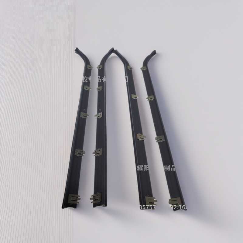 适用于福特F150F250f350车门框玻璃密封条外压条挡水橡胶