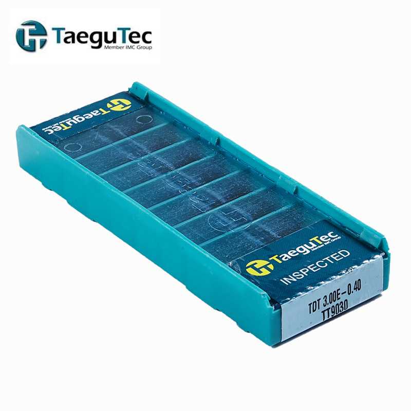 韩国特固克TaeguTec数控切槽刀片 TDT 3.00E-0.40 TT9080外圆车削