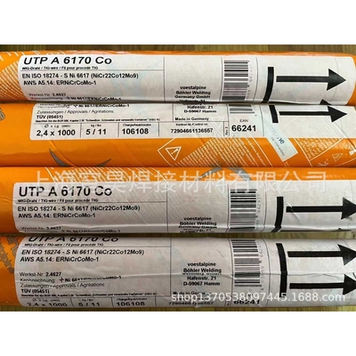 德国UTP A 6170Co镍基焊丝ERNiCrCoMo-1焊丝