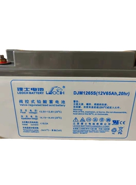 理士电池DJM1265S规格12V65AH适用于EPS/直流屏