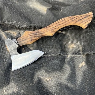 奇星宽口宽刃战斧全钢锻打斧头户外露营劈柴伐木战斧家用剁骨斧子