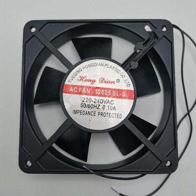 12025交流排风扇120X120X25MM散热风扇12cm 0.1A轴流风机220V