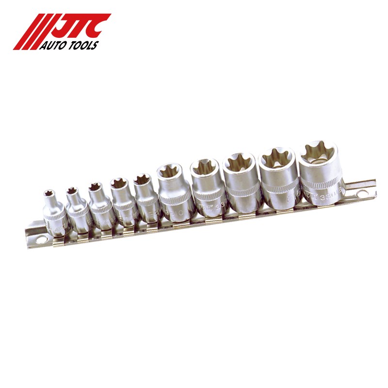 台湾Jtc汽车维修专用工具10Pc e型插座组合10件e型插座套装Jtc390