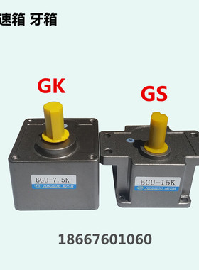 齿轮减速箱变速箱变速机方牙箱6W15W25W60W120W200W250W300W400W