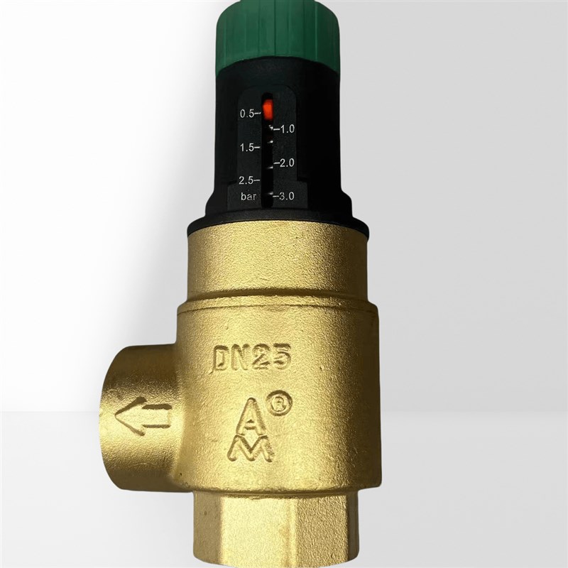 埃美柯 黄铜可视调节自力式压差旁通阀 0.5-3Bar/0.2-1Bar
