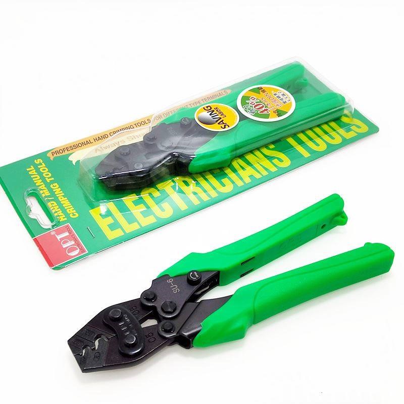 台湾OPT裸端子绝缘闭端子进口压线钳SU-2 5 6 8 16 22 38冷压钳