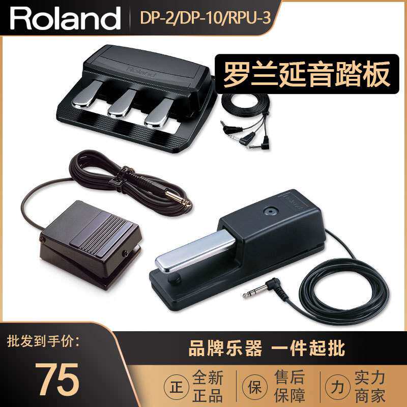 Roland罗兰延音踏板DP-2 DP-10 RPU-3键盘合成器电钢琴踏板配件