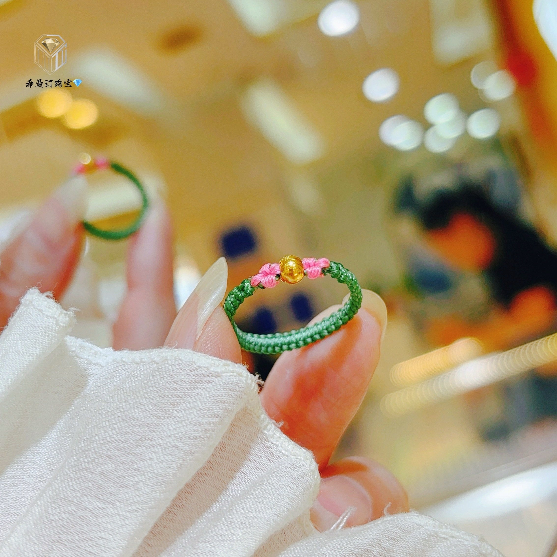 希曼汀珠宝999足金转运珠戒指 黄金光面小金珠指环七夕送女友礼物,黄金,小克重定价黄金戒指,淘宝优惠券,粉丝福利购,淘宝优惠卷