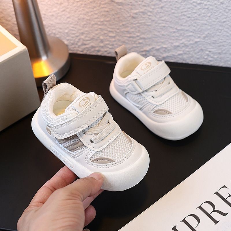 宝宝学步鞋子新款婴幼儿开春秋男女软底网面透气1-2U一3岁机能童