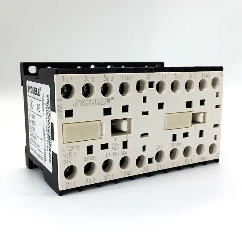 LC2K1610小型低压联锁可逆接触器 CJX2-K1610N 3P+NO 线圈AC控制