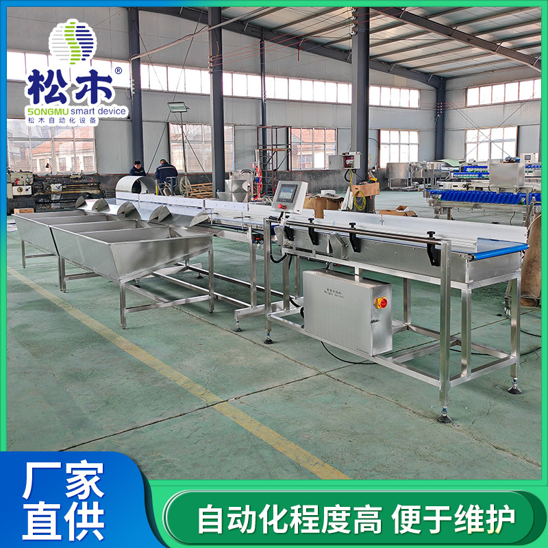 生鲜水产品自动称重分选机 食品级材质 价格优惠 厂家直供