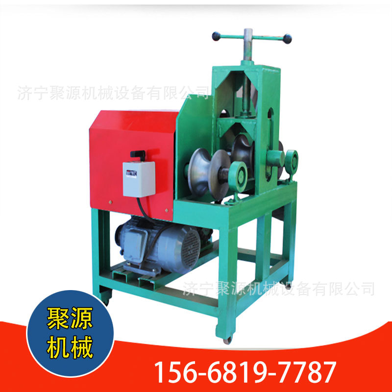 JY76立式弯管机加重型电动不锈钢管弧度弯弧机大棚骨架成型折弯机