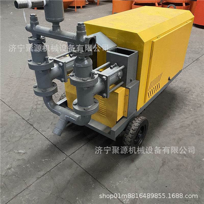 WDSJ砂浆注浆机 桥梁地基加固输送灌浆机 双缸高压水泥灰浆注浆泵