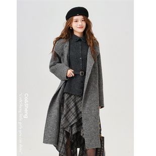 纵序之光/Co&Sheng重生小个子定制春季新款双面呢羊毛大衣时尚