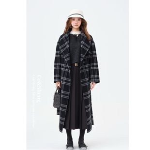 富士山下/Co&Sheng重生小个子女款冬季大衣毛呢绵羊毛休闲百搭