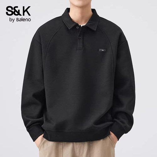 班尼路品牌男装Polo衫长袖男款