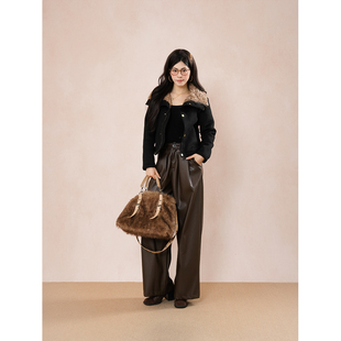 保暖外套新款 高级感短款 冬季 韩系小众气质夹克上衣 慕尼黑情书