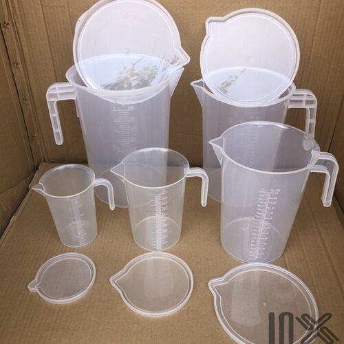 250 500 1000 2000 3500 5000ml 带盖塑料量杯烘培奶茶手工皂厨房