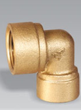 正品埃美柯628黄铜90度异径内丝弯头DN20XDN25(6分x1寸)专卖店