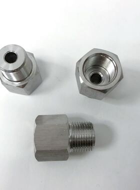 NPT3/8-ZG3/8 不锈钢转换接头 内外丝 内螺纹3/8NPT 外螺纹ZG3/8