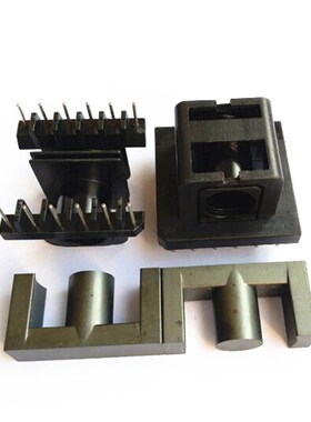 EC3435ER3435干式变压器磁芯ETD34骨架卧式双槽6+6带外壳10套1包