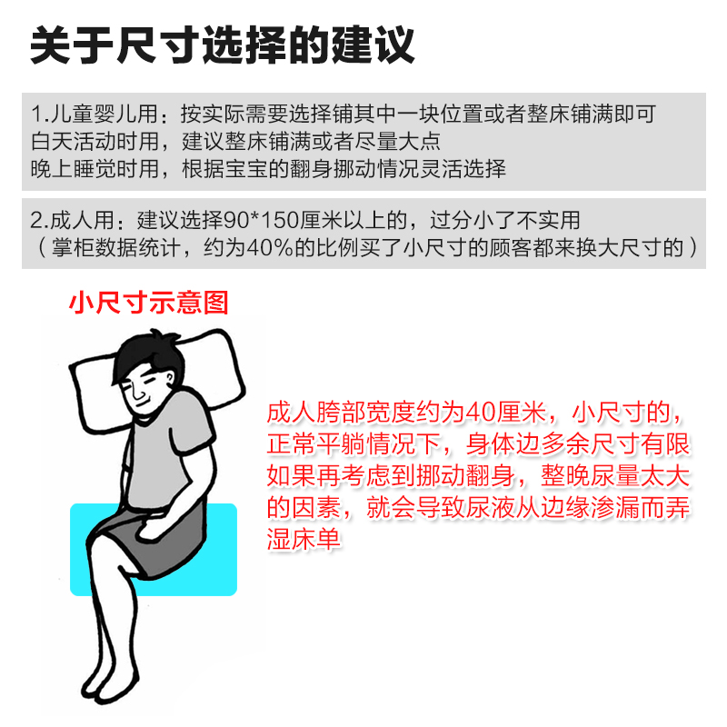 成人隔尿垫防水可洗防滑床单儿童透气防漏超大号老人床垫防尿垫