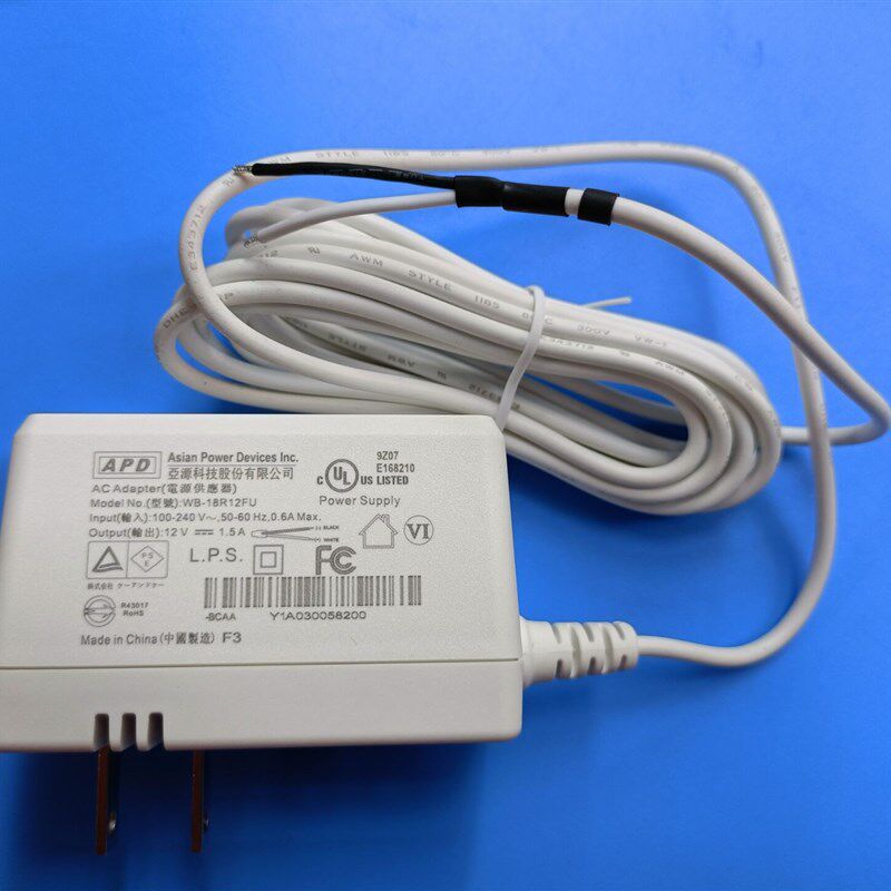 原装APD亚源12V1.5A电源适配器WB-18R12FU充电器