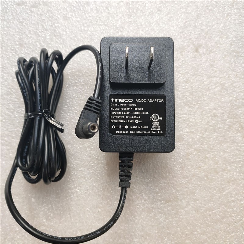 适用添可迈思普26V0.8A吸尘器充电器S030-1B260080HC电源适配器