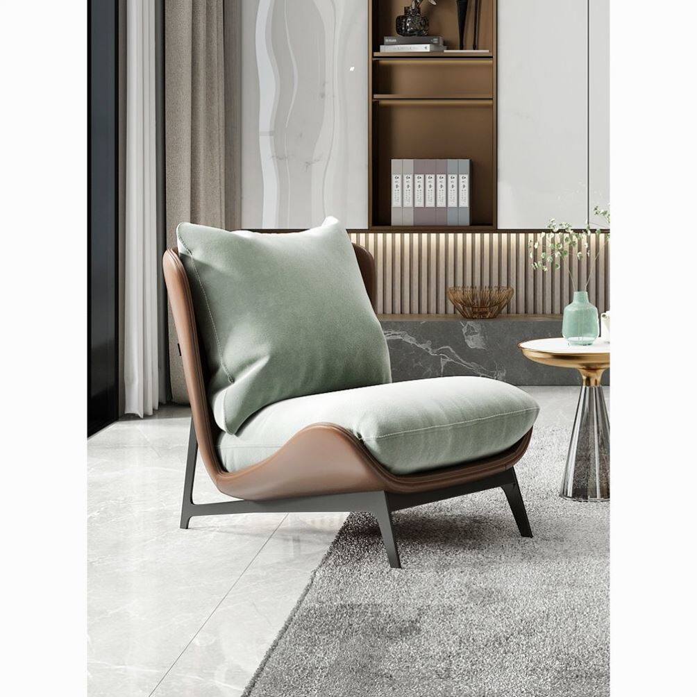 懒人沙发椅阳台客厅轻奢极简设计北欧羽绒异形舒适休闲椅单人沙发