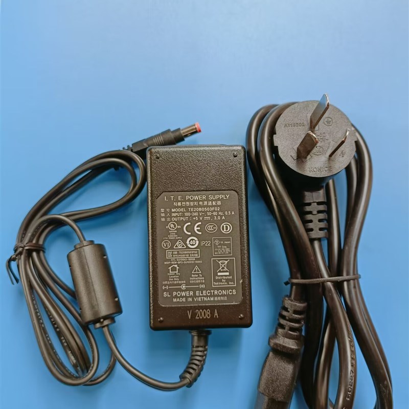 原装ITE泰克5V3A电源适配器TE20B0503F02电源供应器插头5.5*2.5MM