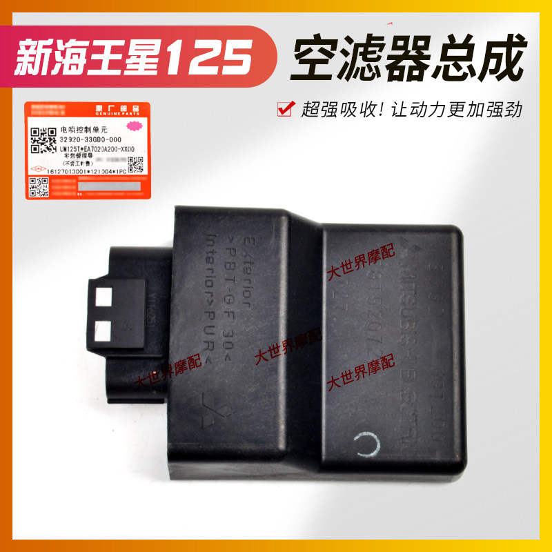 适用踏板摩托UA125T/T-A新海王星天龙星电喷控制单元电子点火器