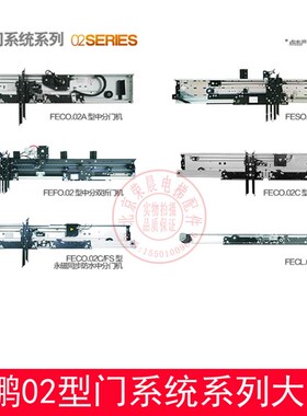 展鹏01型门机 FECO.02 FESO.02 FEFO.02 A 中分 双折 旁开 永磁机