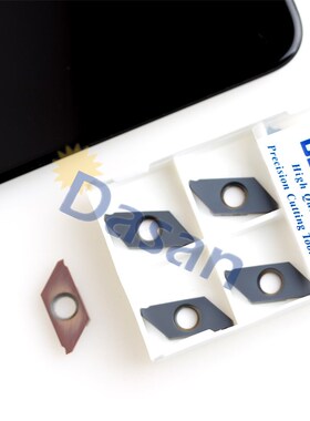 戴斯卡正品走心机数控刀片不锈钢CTP/CTPA双头斜口平口切断车刀