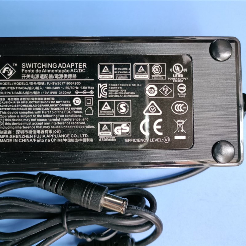 福佳FJ-SW20171903420D投影仪19V3.42A电钢琴19V3420MA电源适配器