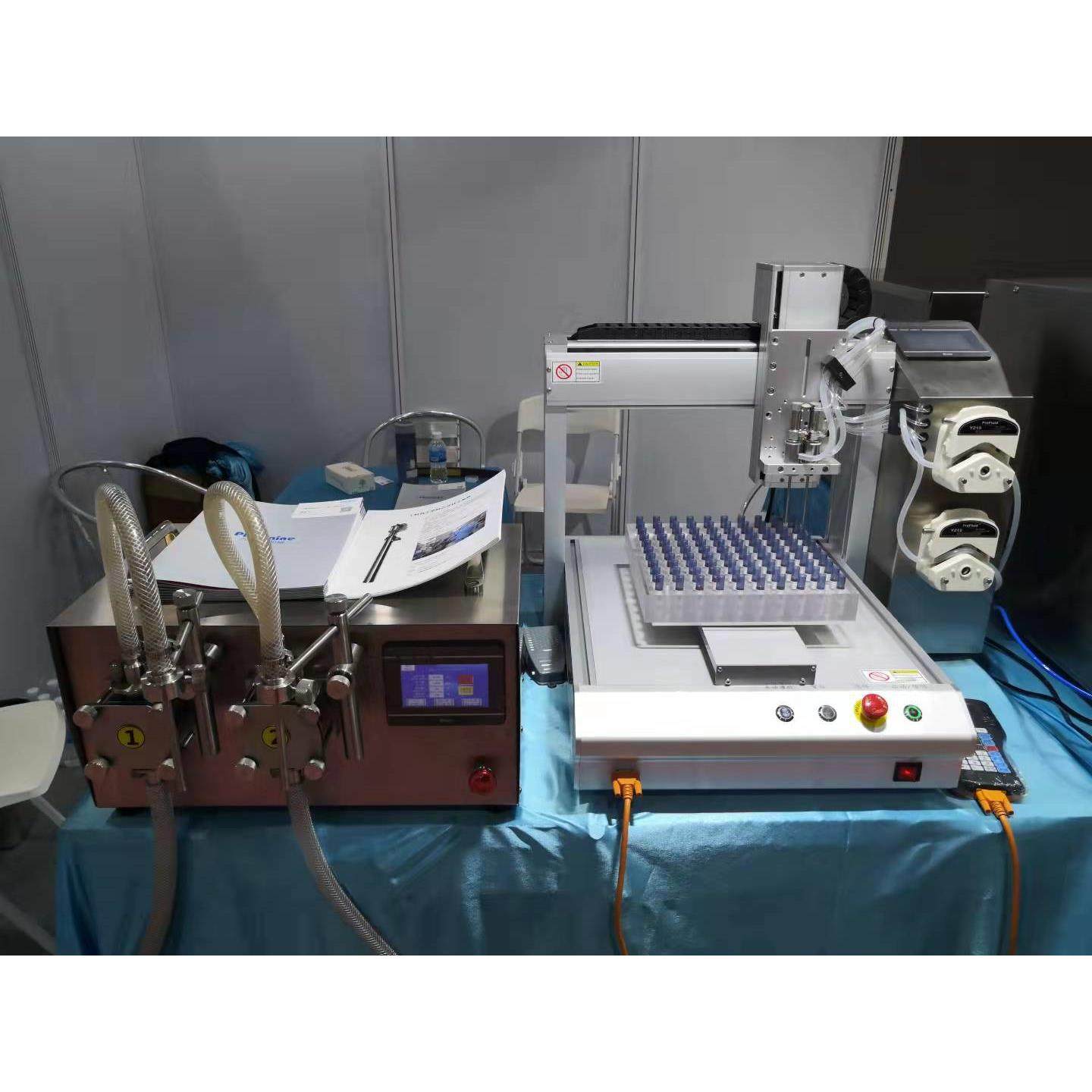 全自动液体灌装上盖机 气雾剂农药消毒液灌装锁盖机 定制生产线