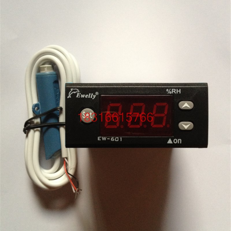 伊尼威利微电脑湿度控制器EW-601H冷冻库加湿除湿器湿控仪湿控表