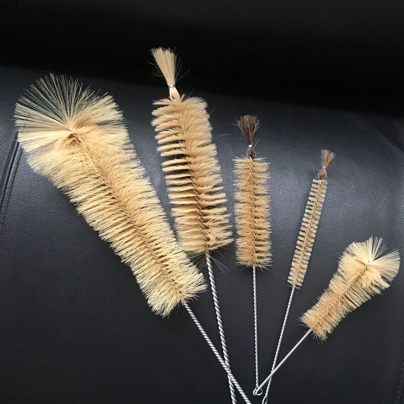 试管刷毛刷猪毛刷羊毛刷大号中号小号实验室试管刷毛清洁刷子