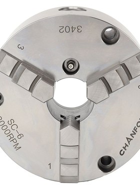 千鸿CHANFOR三爪自定心手动卡盘台湾千岛卡盘合资品牌SC-5 6 7 89