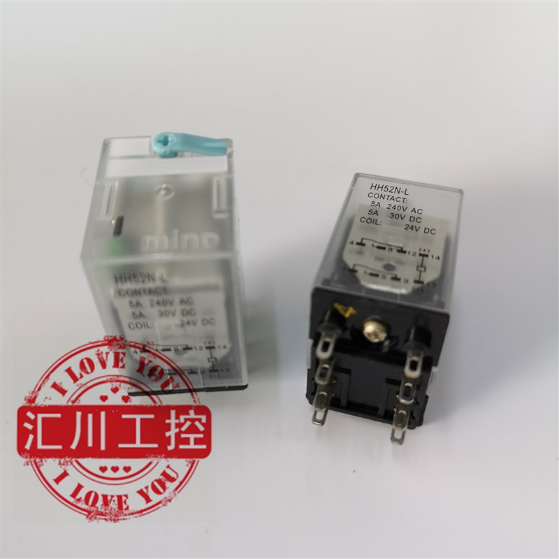 全新原装 MIND无锡明达富士中间继电器HH52N-L.HH53N-L.HH54N-L